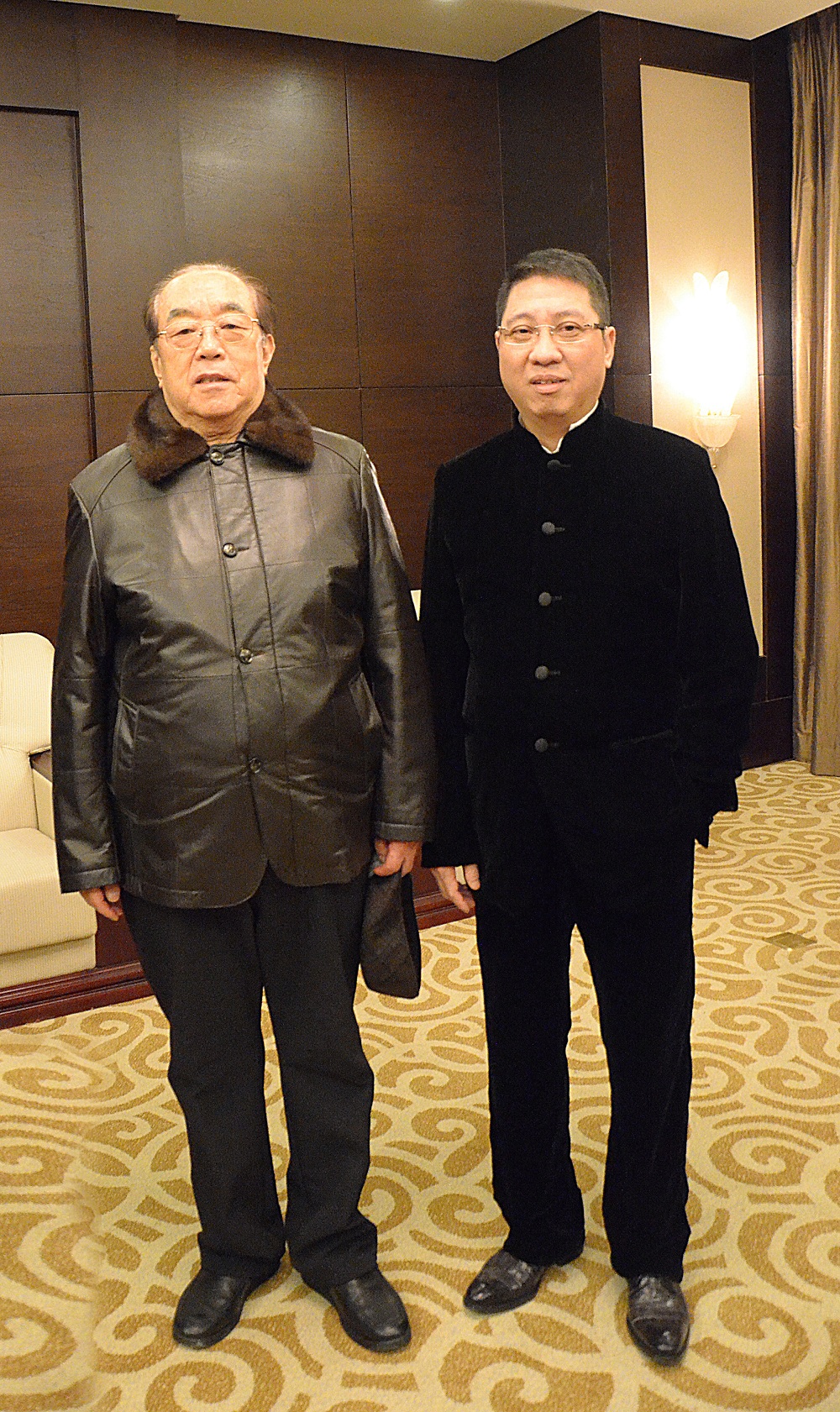 北京军区原司令、李新良上将与集团董事局主席江文填